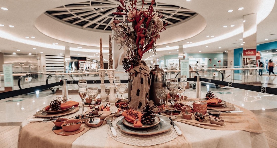 RibeirãoShopping recebe pelo terceiro ano consecutivo mostra de mesas decoradas para o Natal e o Ano Novo