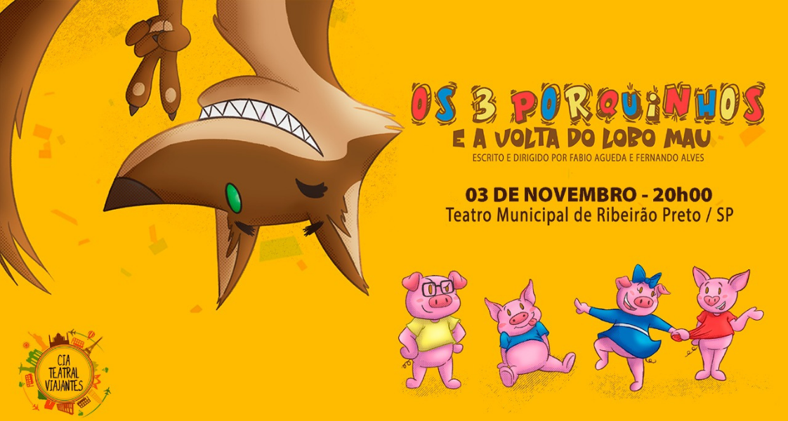 Cia Teatral Viajantes leva clássico infantil ao Teatro Municipal