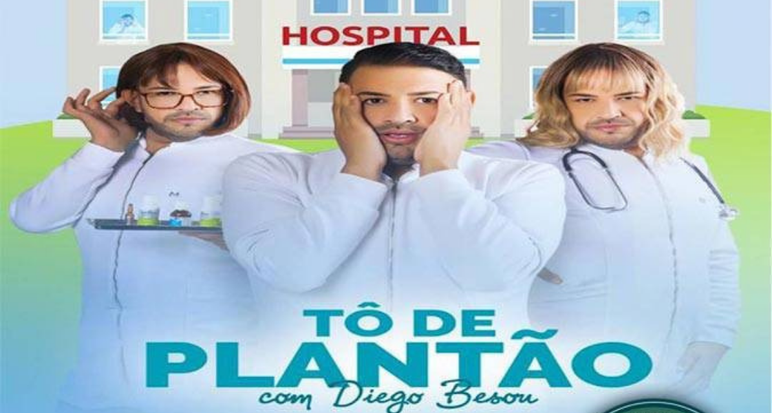 Diego Besou apresenta 'Tô de plantão!' no Teatro Municipal