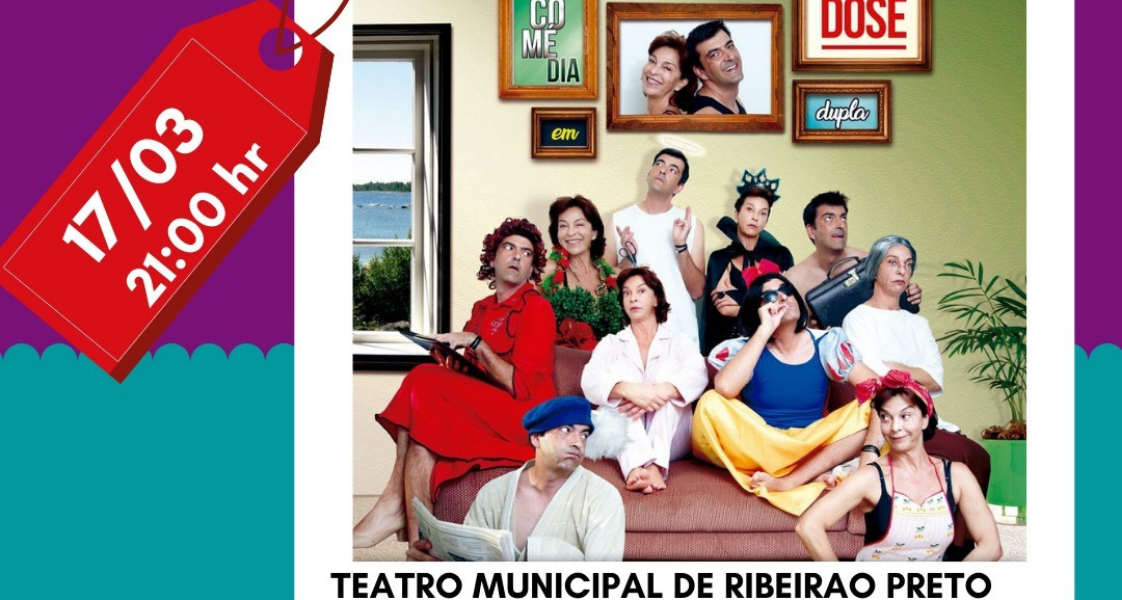 Teatro Municipal recebe 'Comédia em dose dupla'