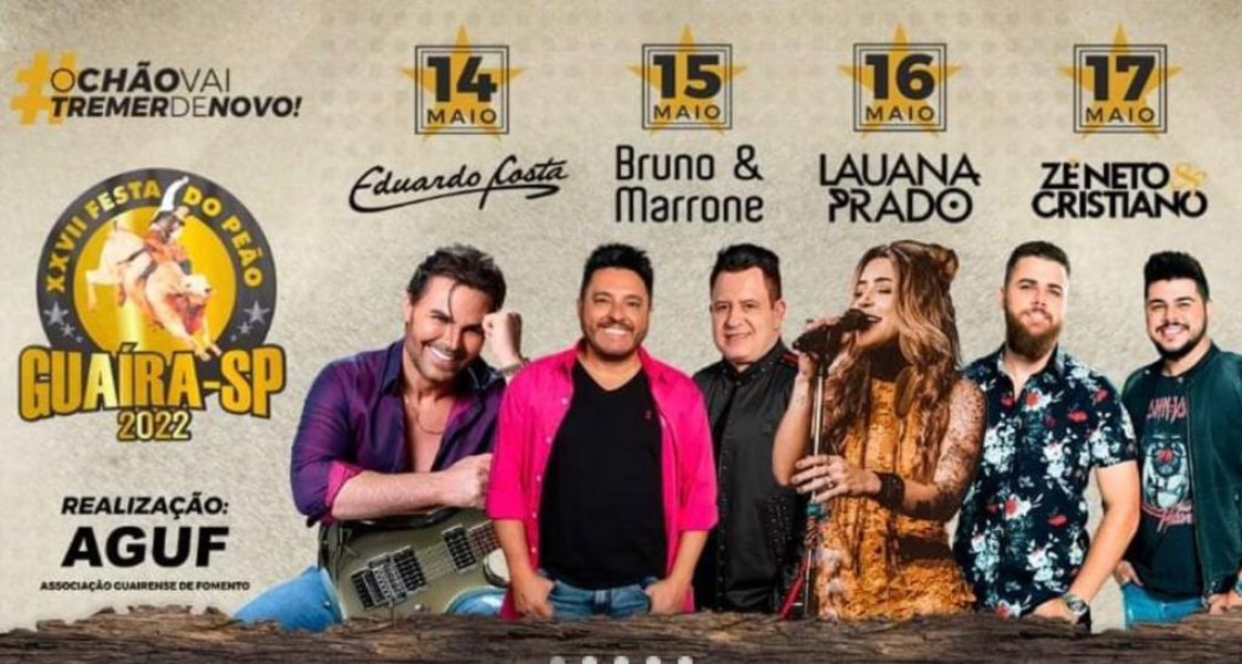 XXVII Festa do Peão de Guaíra promete fazer o chão tremer de novo