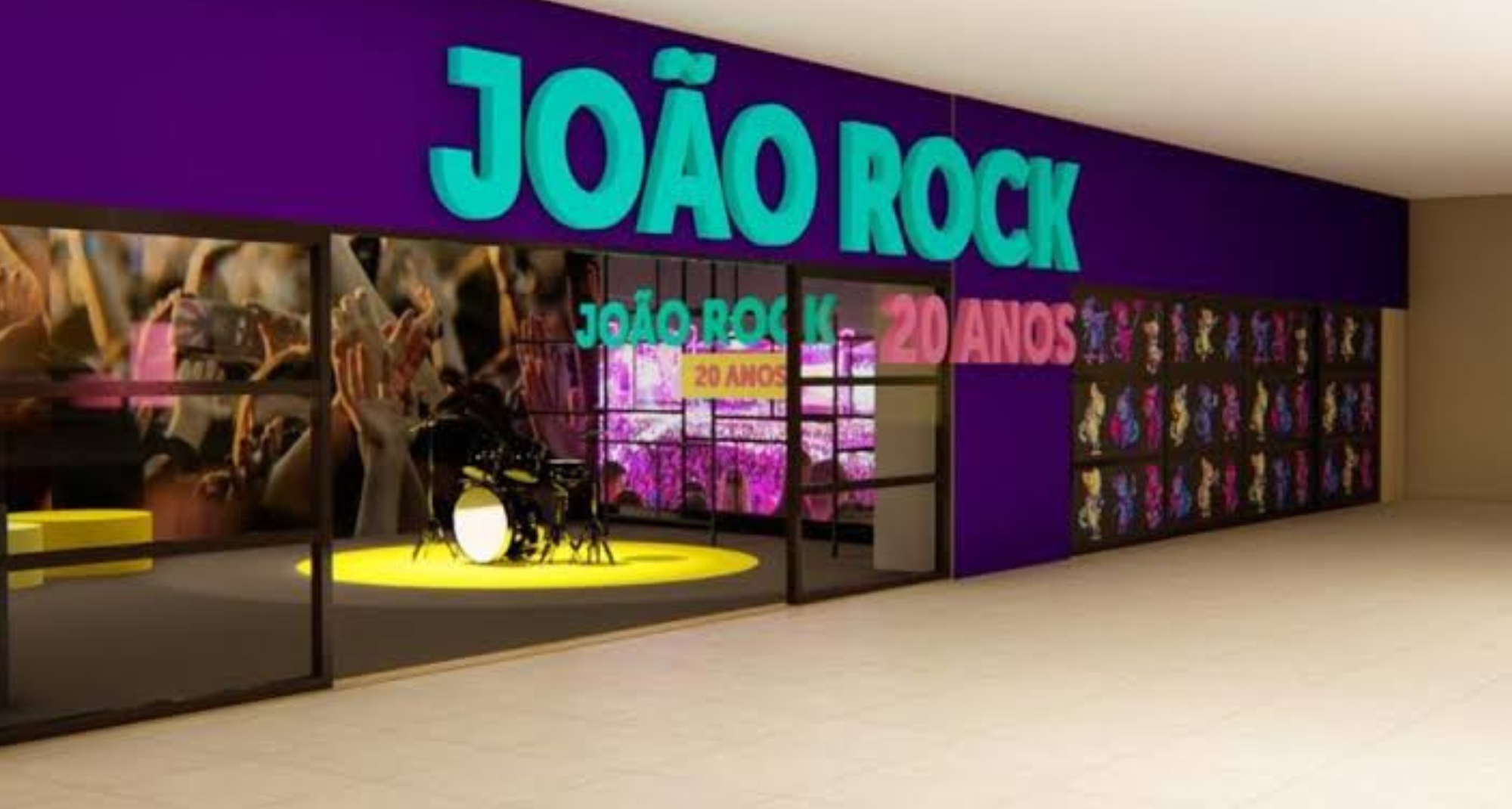  João Rock terá exposição de 20 anos no Shopping Iguatemi Ribeirão Preto