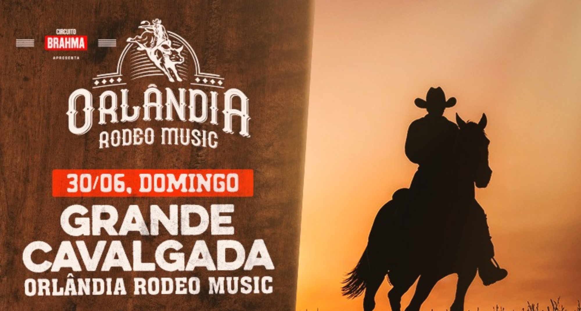 Cavalgada e Queima do Alho marcam início das festividades do Orlândia Rodeo Music