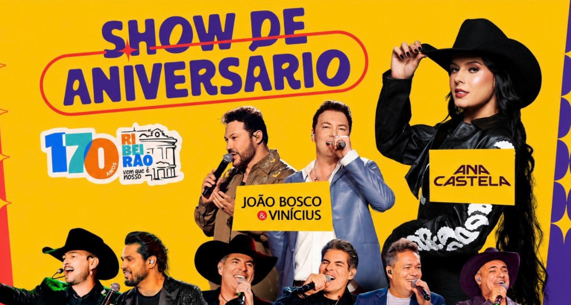 Show dos 170 anos de Ribeirão Preto contabiliza 10 mil ingressos no primeiro dia de troca