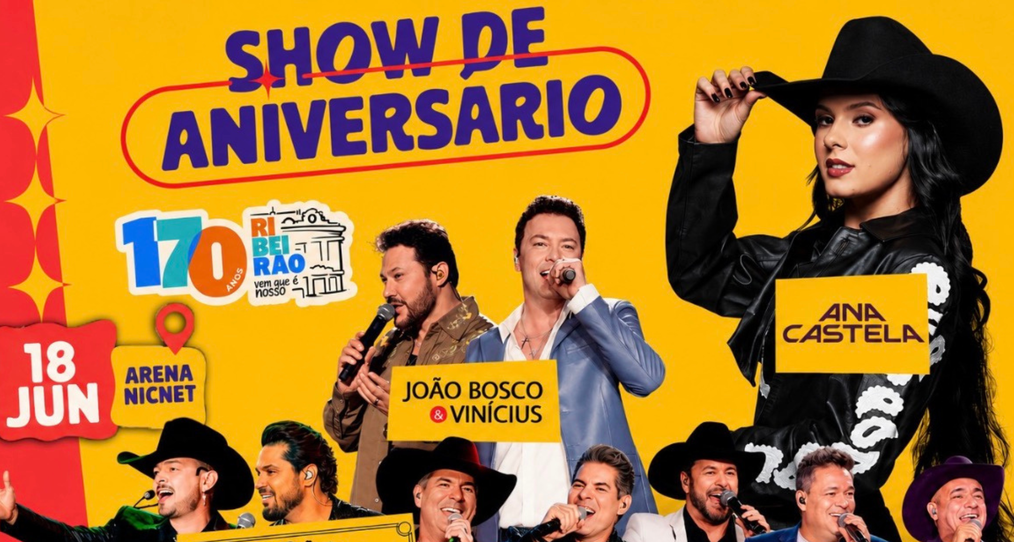 Ingressos solidários para o Show dos 170 Anos de Ribeirão Preto estão esgotados