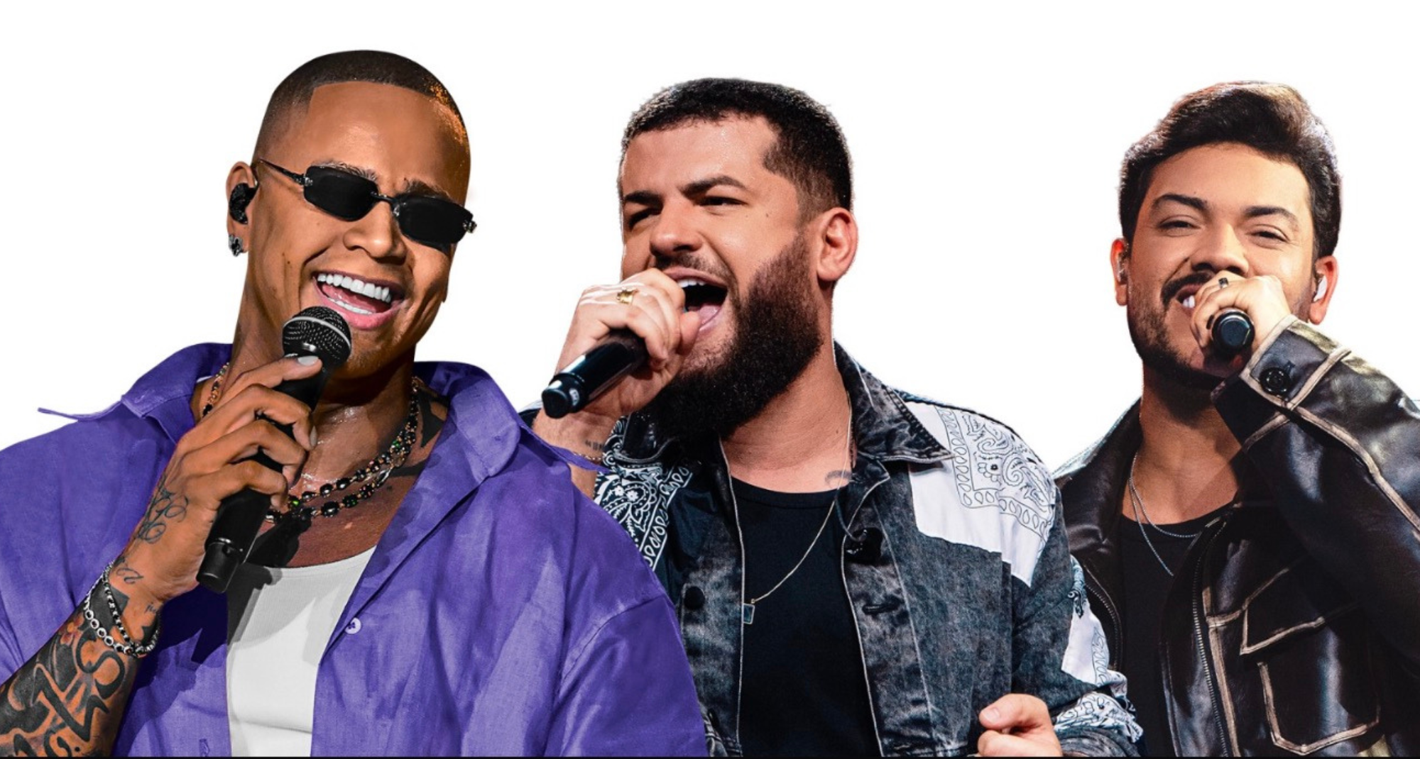Ícaro e Gilmar se juntam a Léo Santana em encontro de gigantes no paGGodin Ribeirão Preto